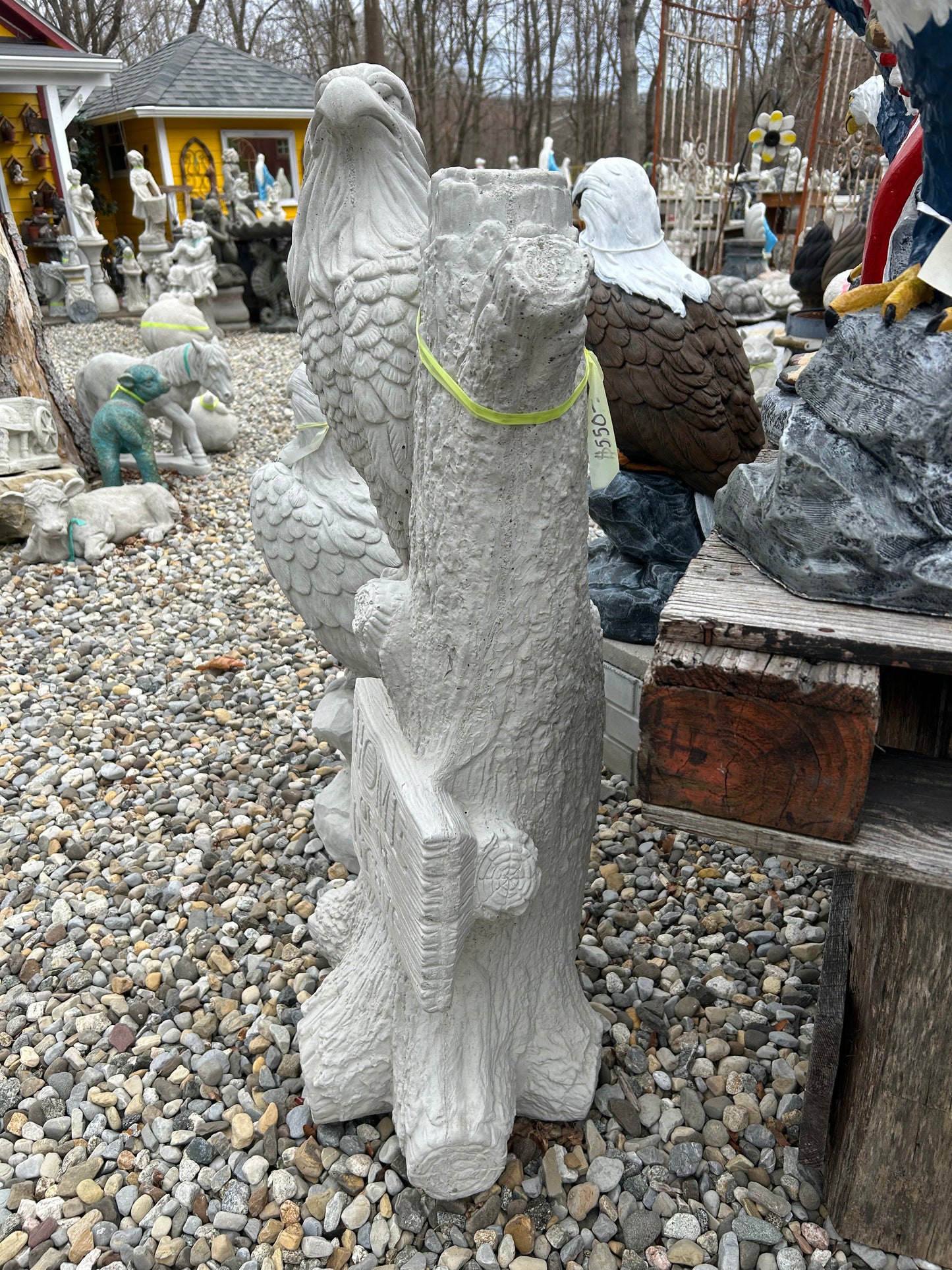 "Home of the Brave" Eagle Statue