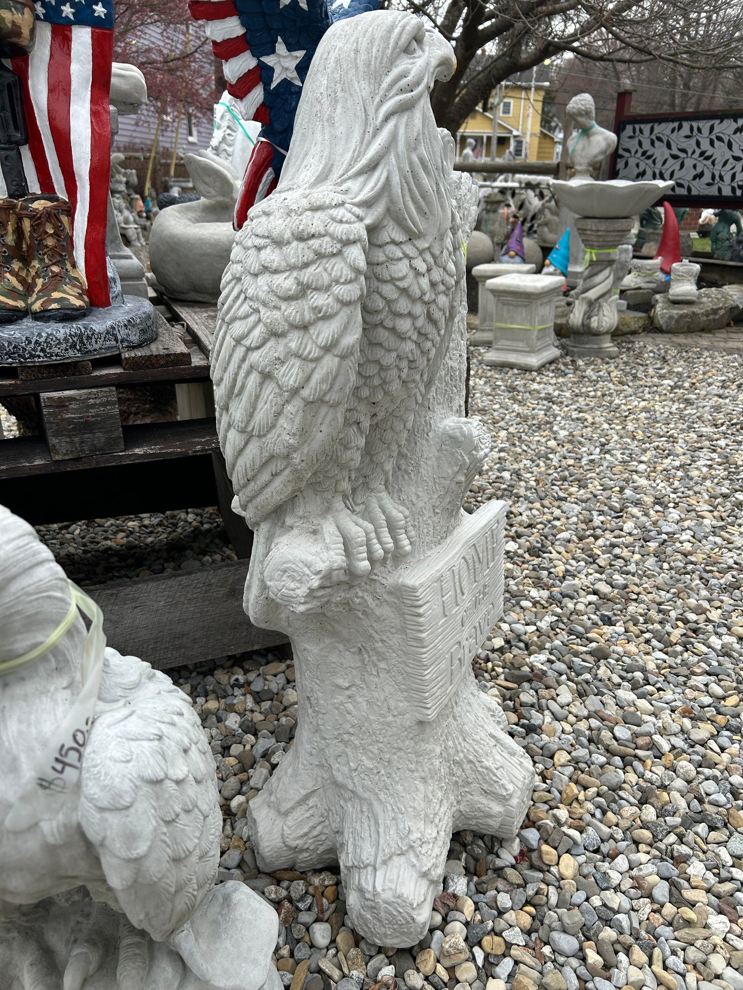 "Home of the Brave" Eagle Statue