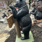 Bear w/ Welcome Sign Statue