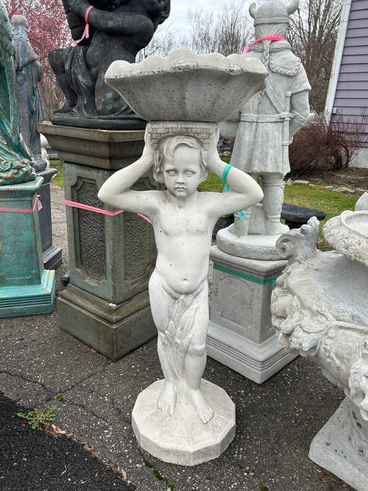 Boy Birdbath