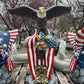 Eagle w/ Flag and Battle Cross