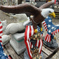 Eagle w/ Flag and Battle Cross