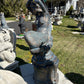 Mermaid on Moon with Pedestal