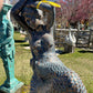 Mermaid on Moon with Pedestal