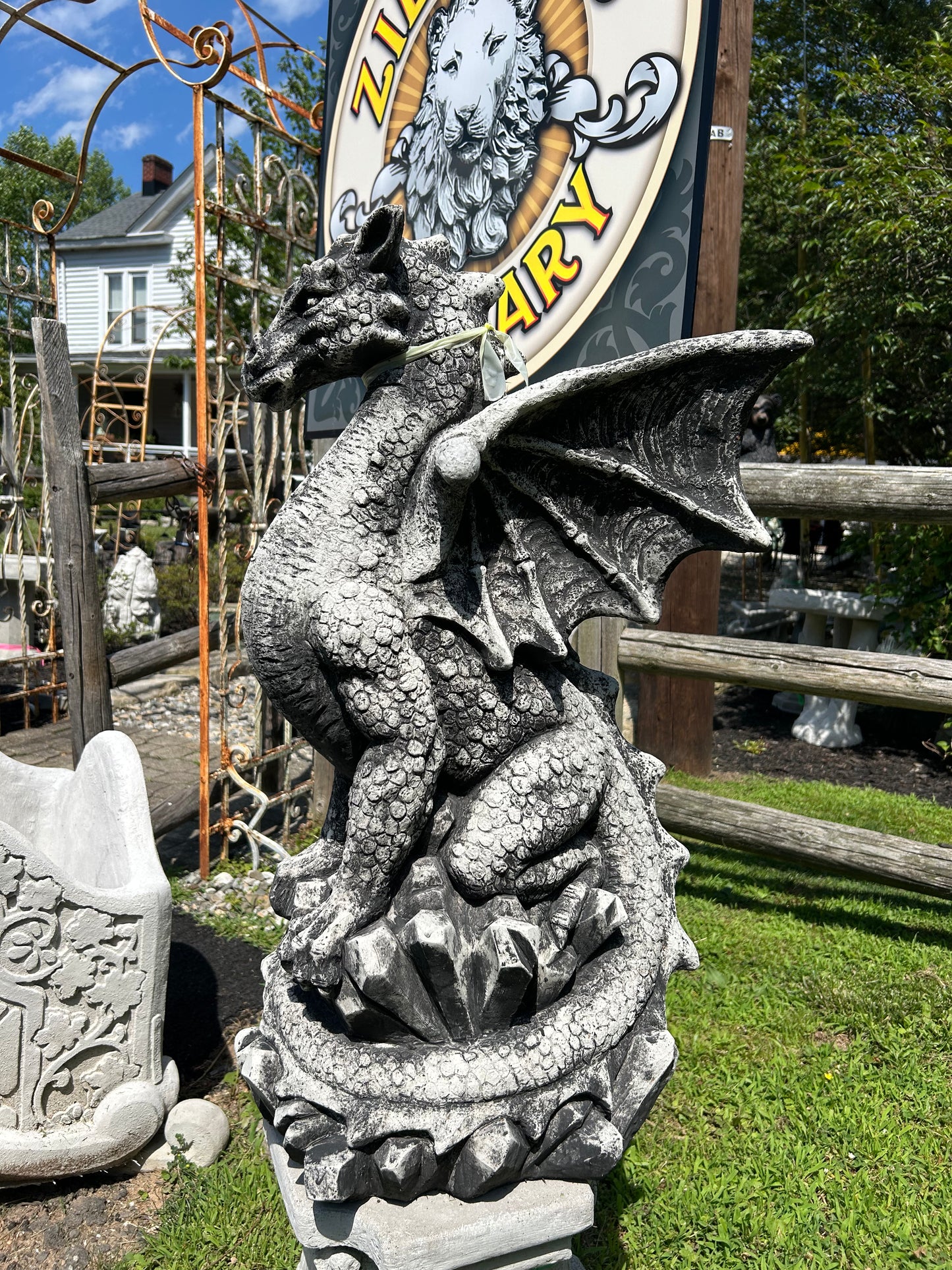 Large Sitting Dragon
