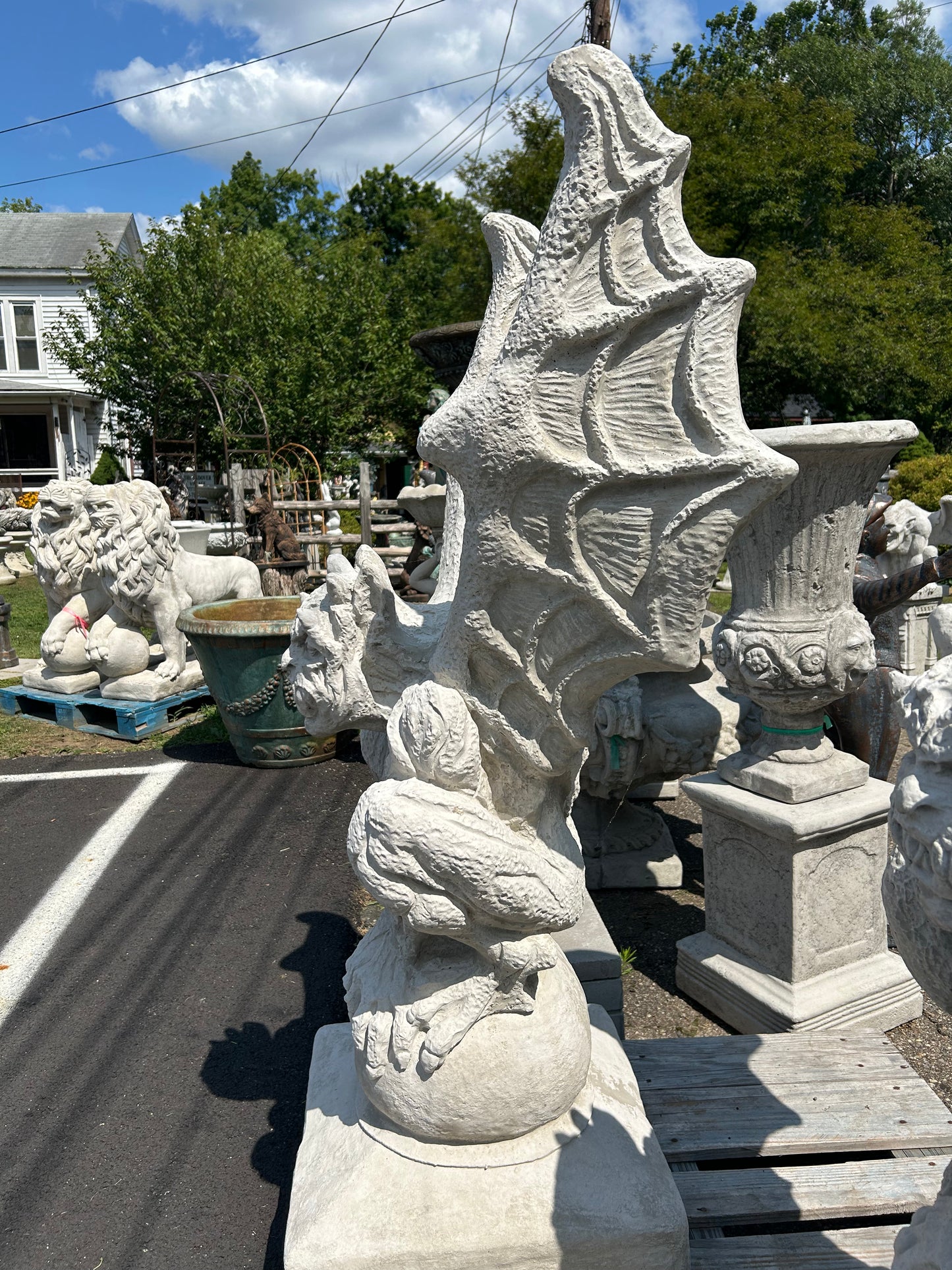 54” Large Gargoyle Statue