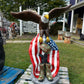 X-Lrg Eagle with Flag and Battle Cross
