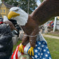 X-Lrg Eagle with Flag and Battle Cross