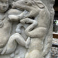 Krishna Slays Keshi Concrete Plaque