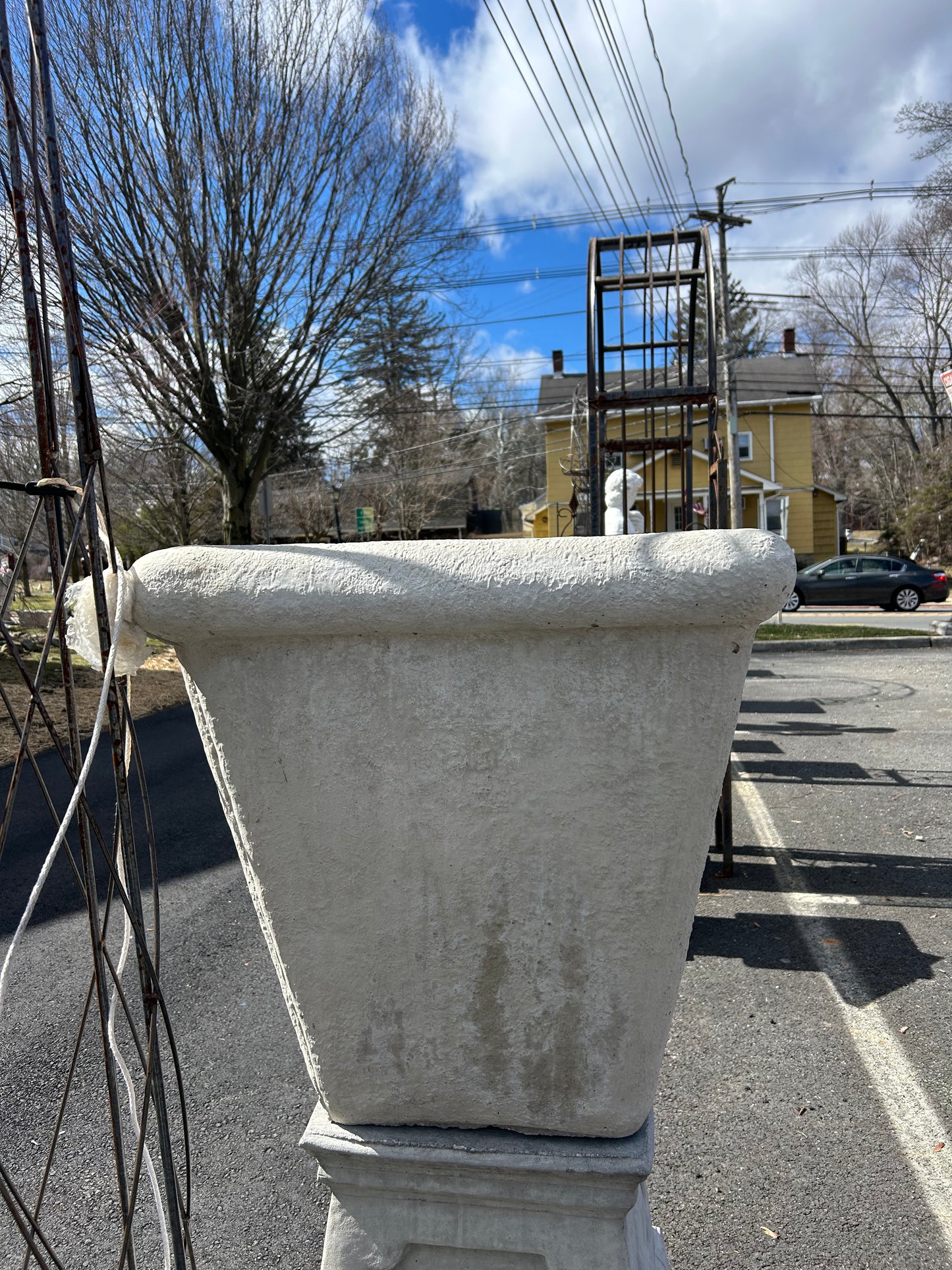 25” Tall Large Square Planter
