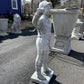 44” Tall Lantern Jockey Concrete Statue