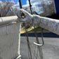 44” Tall Lantern Jockey Concrete Statue
