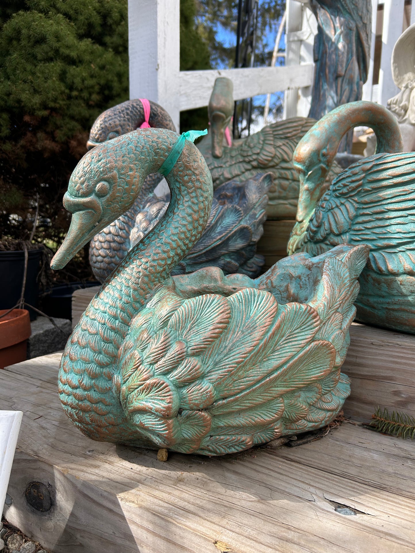 Swimming Swan Planter