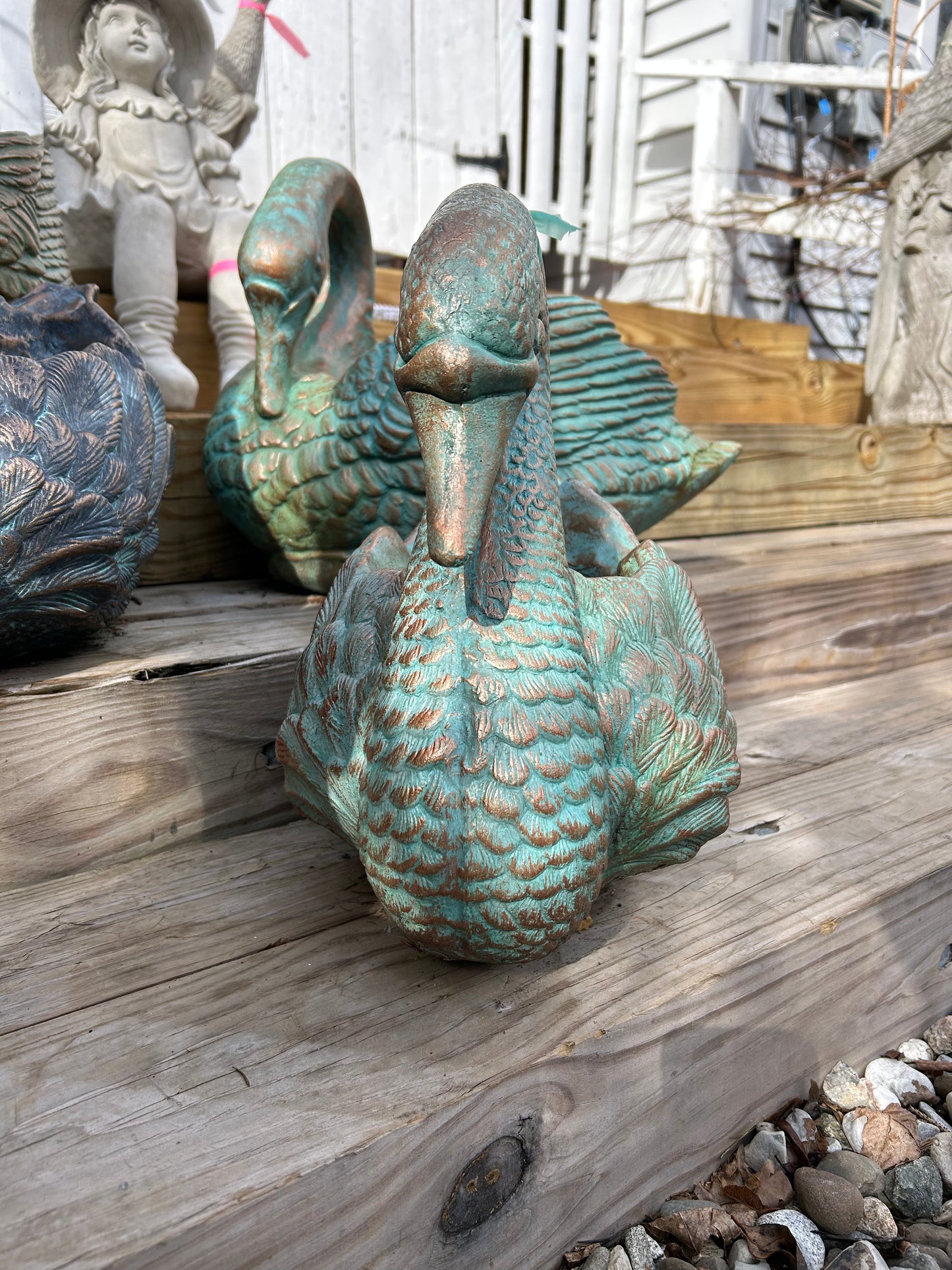 Swimming Swan Planter