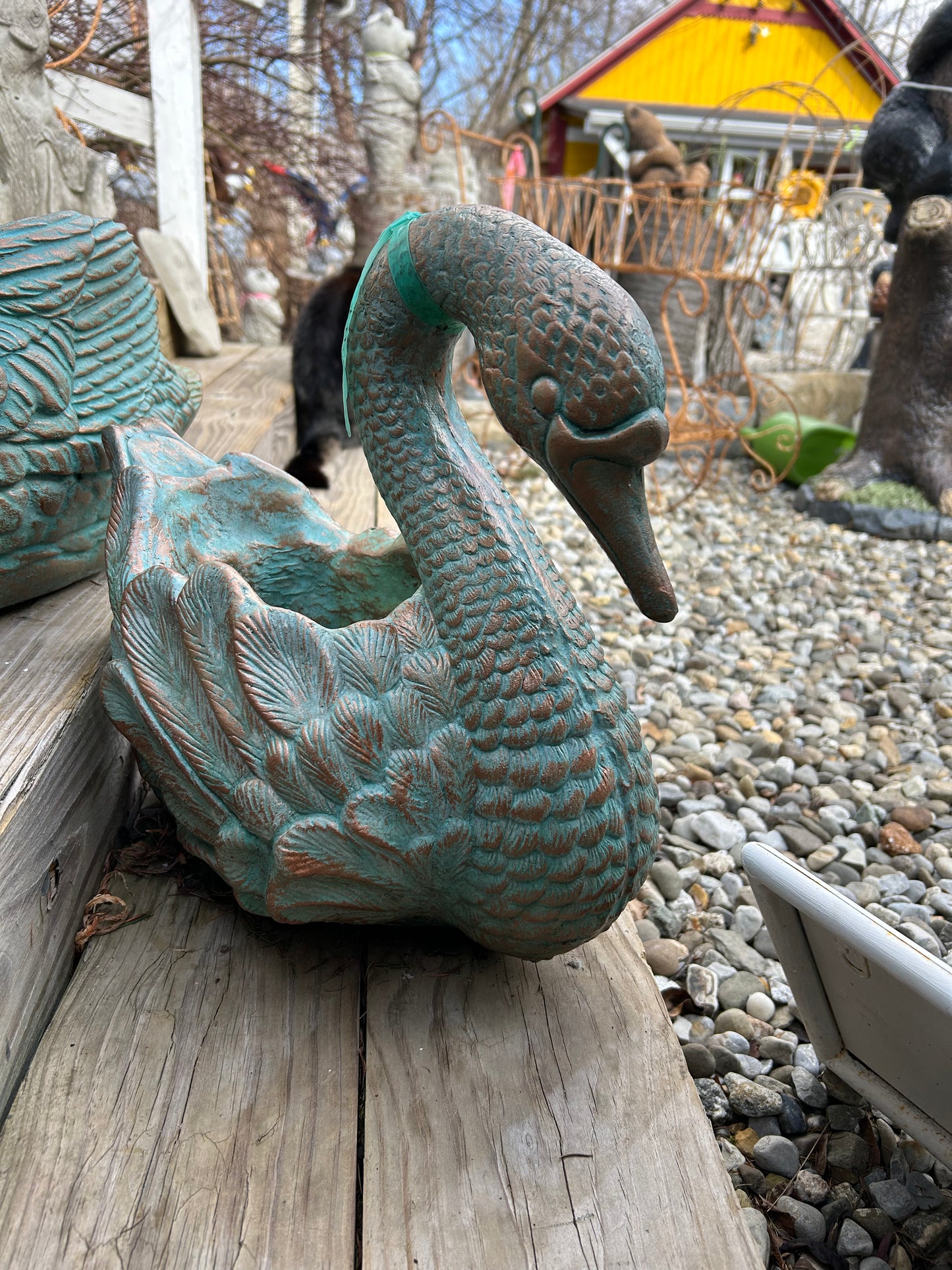 Swimming Swan Planter