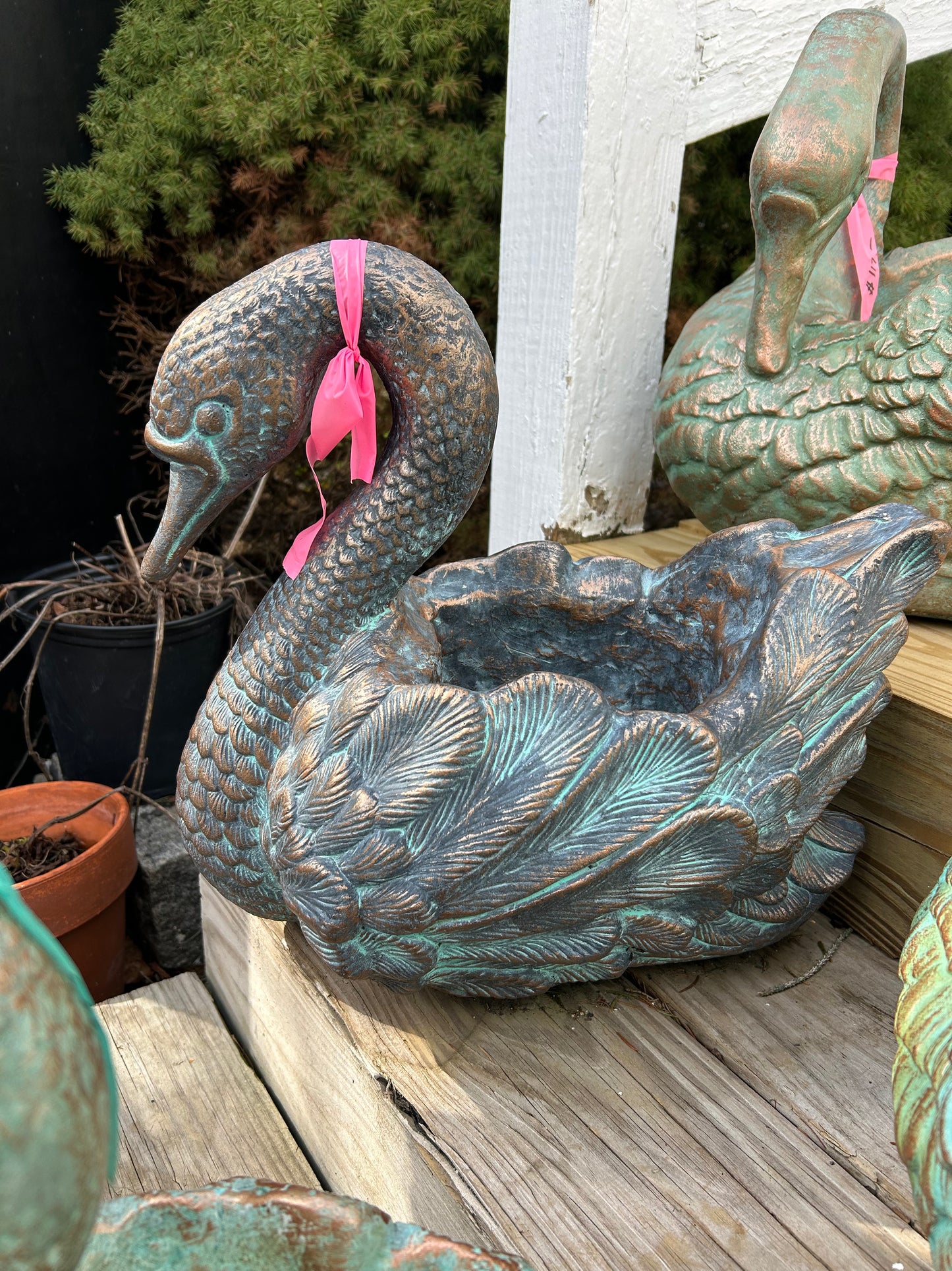 Swimming Swan Planter