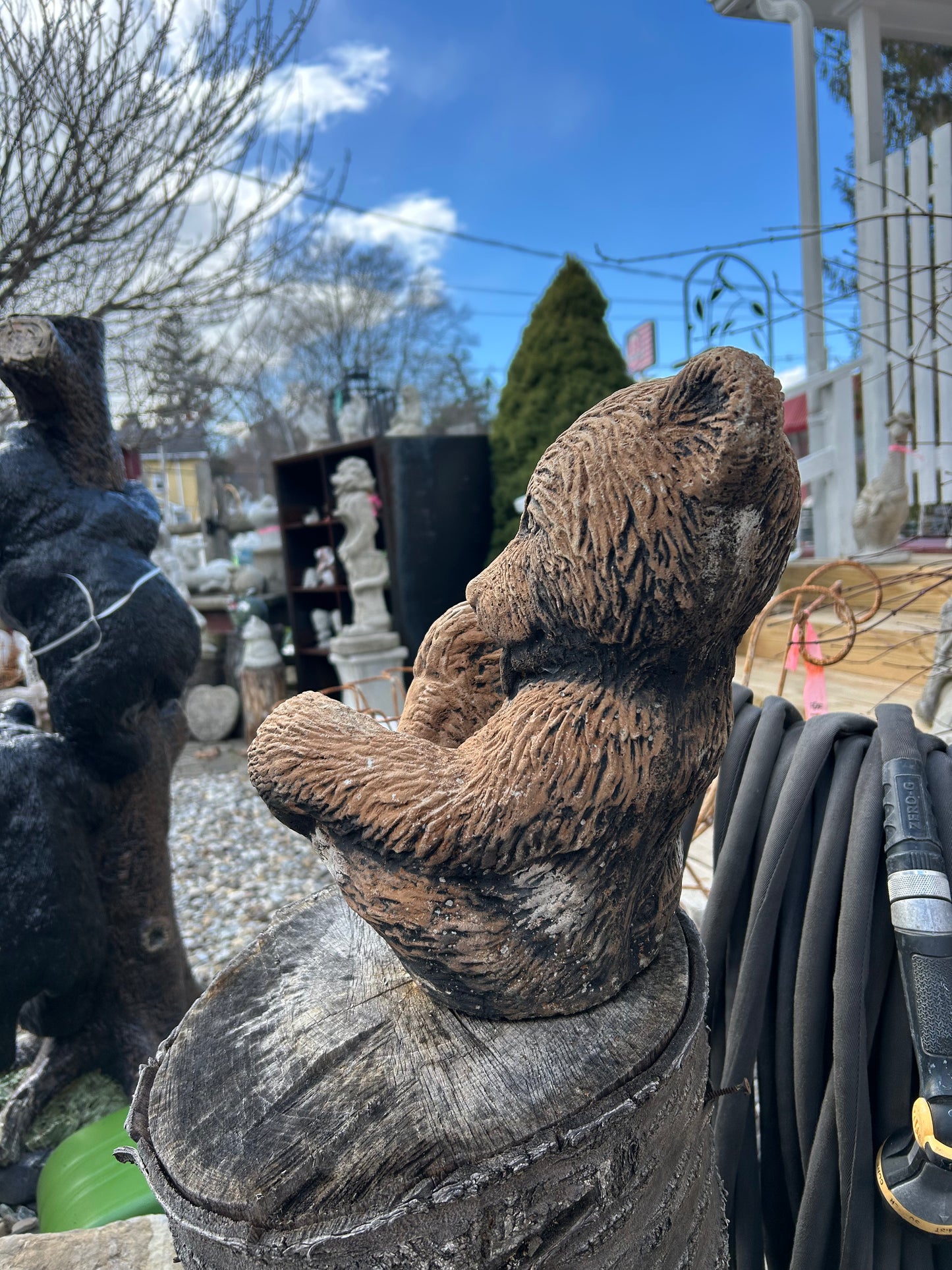 Teddy Bear Concrete Statue