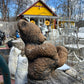 Teddy Bear Concrete Statue