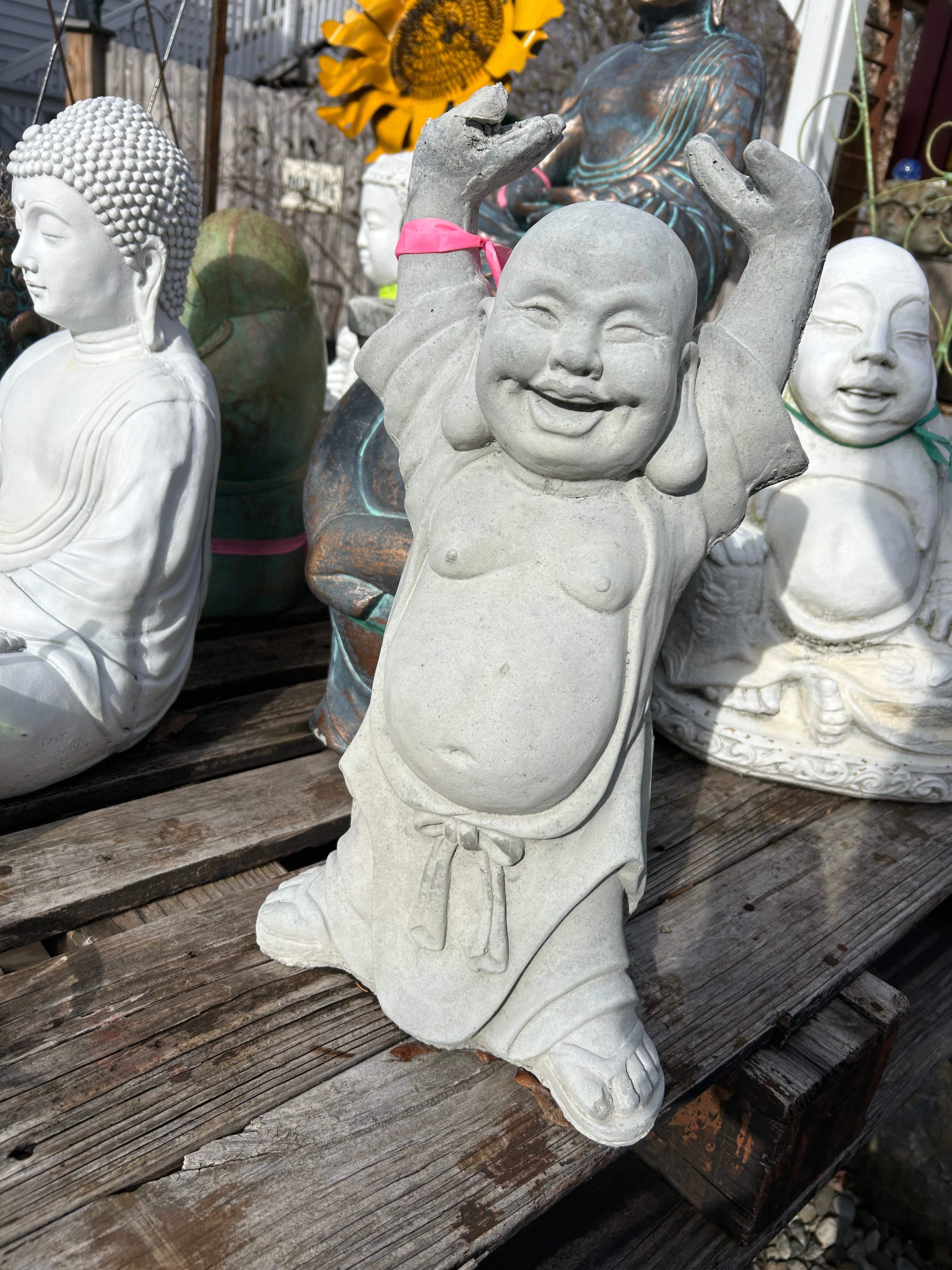 Hands Up Buddah – Ziegler's Statuary