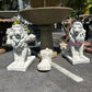 Sitting 22” Tall Lions (Left/Right) Pair