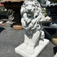 Sitting 22” Tall Lions (Left/Right) Pair