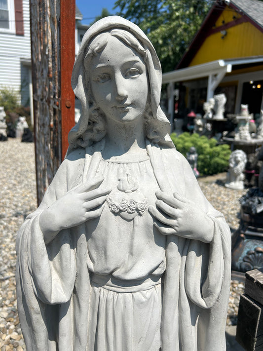 36” Tall Sacred Heart Madonna