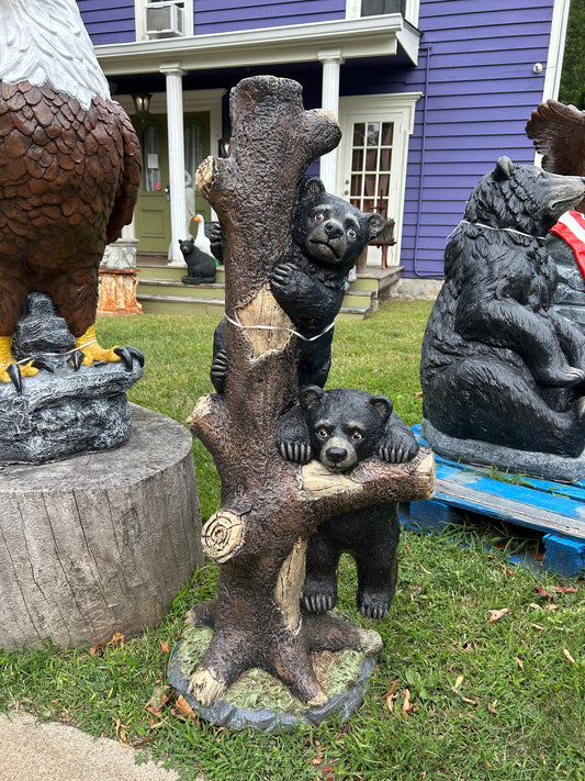 Playful Climbing Bears