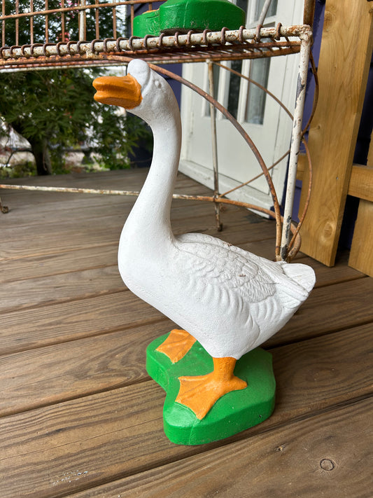 Small Goose Concrete Statue