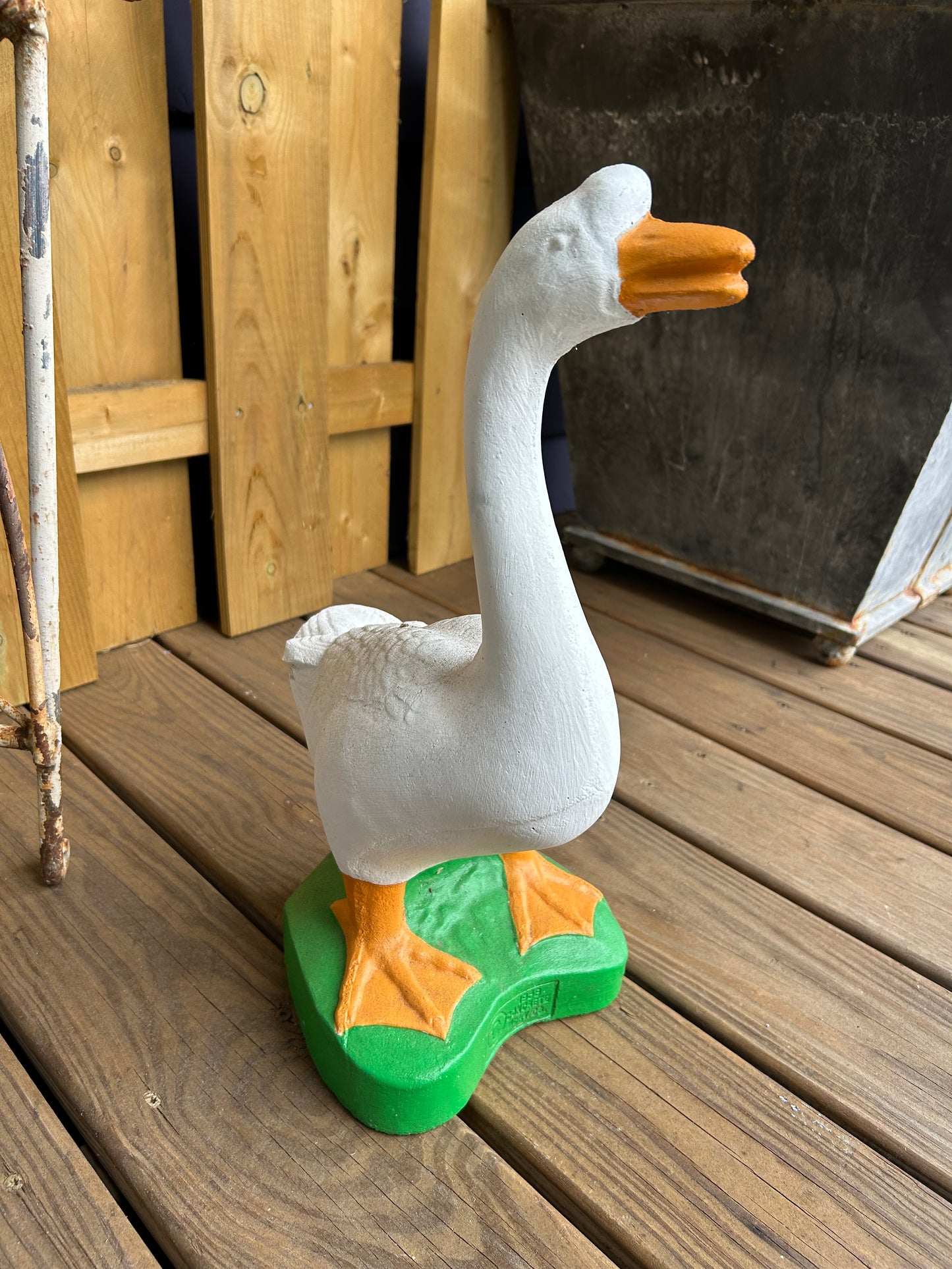Small Goose Concrete Statue