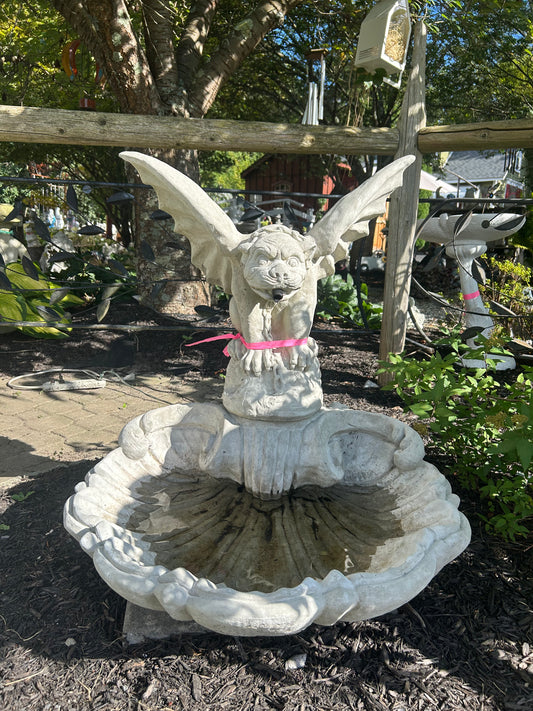 Gargoyle Fountain (2 piece)