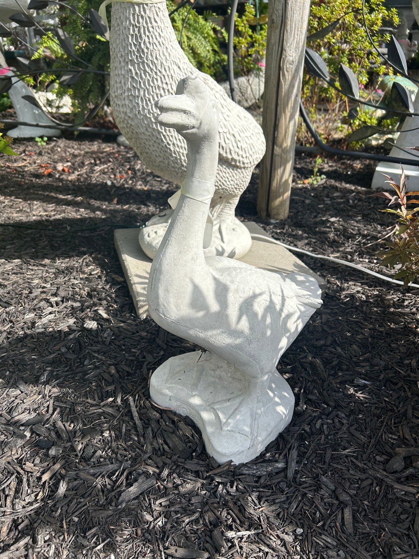 Small Goose Concrete Statue