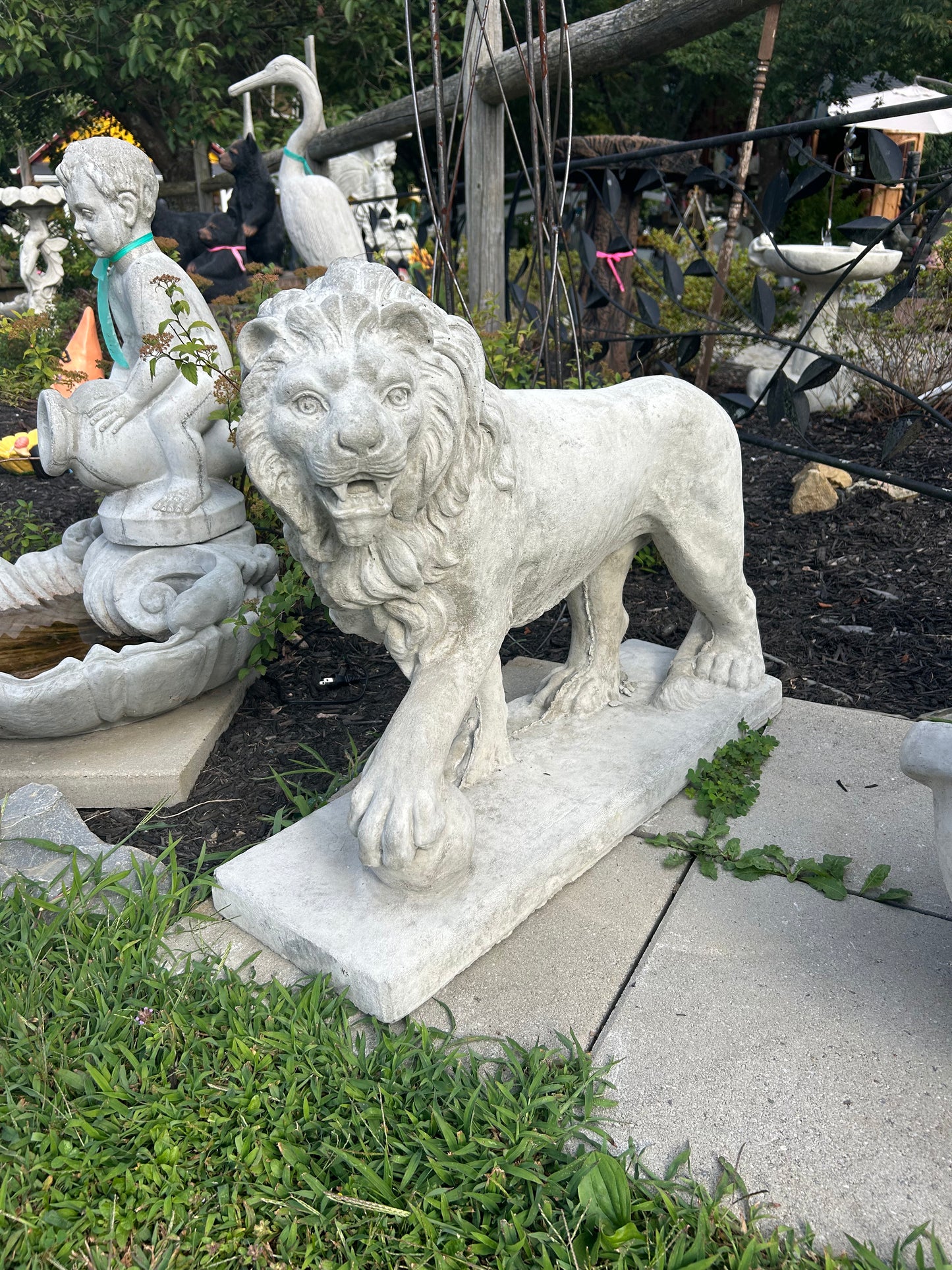 Walking Lions with Ball (Left/Right)