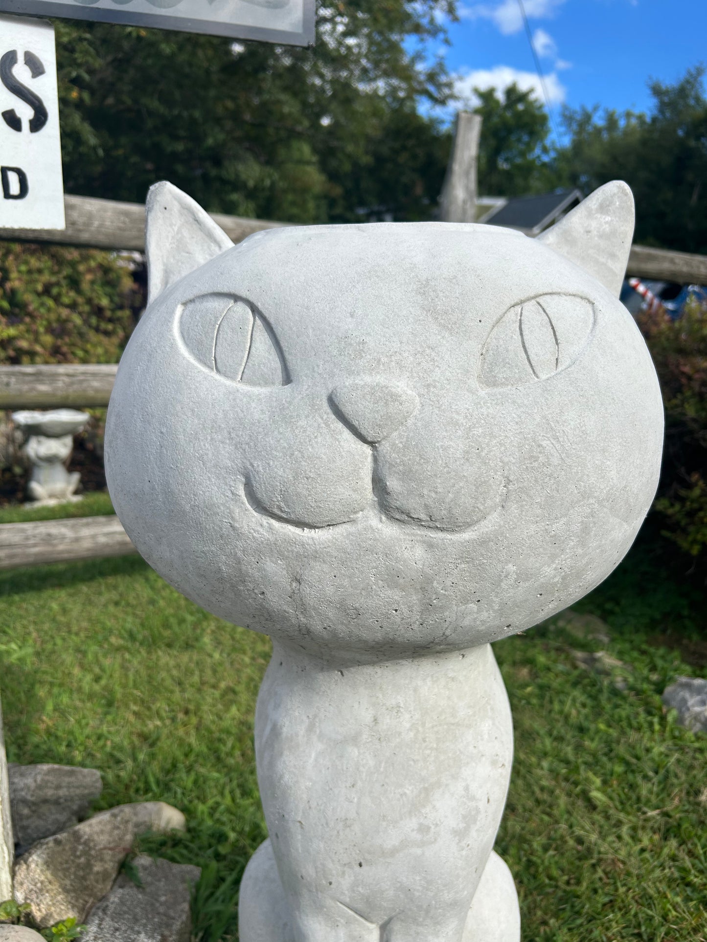 Tall Cat Planter