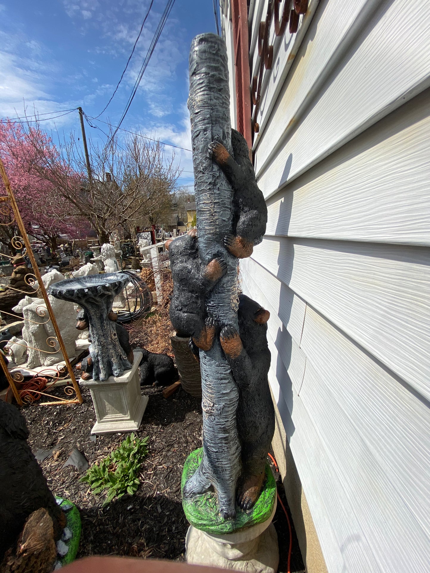 "Bearly" Climbing Statue