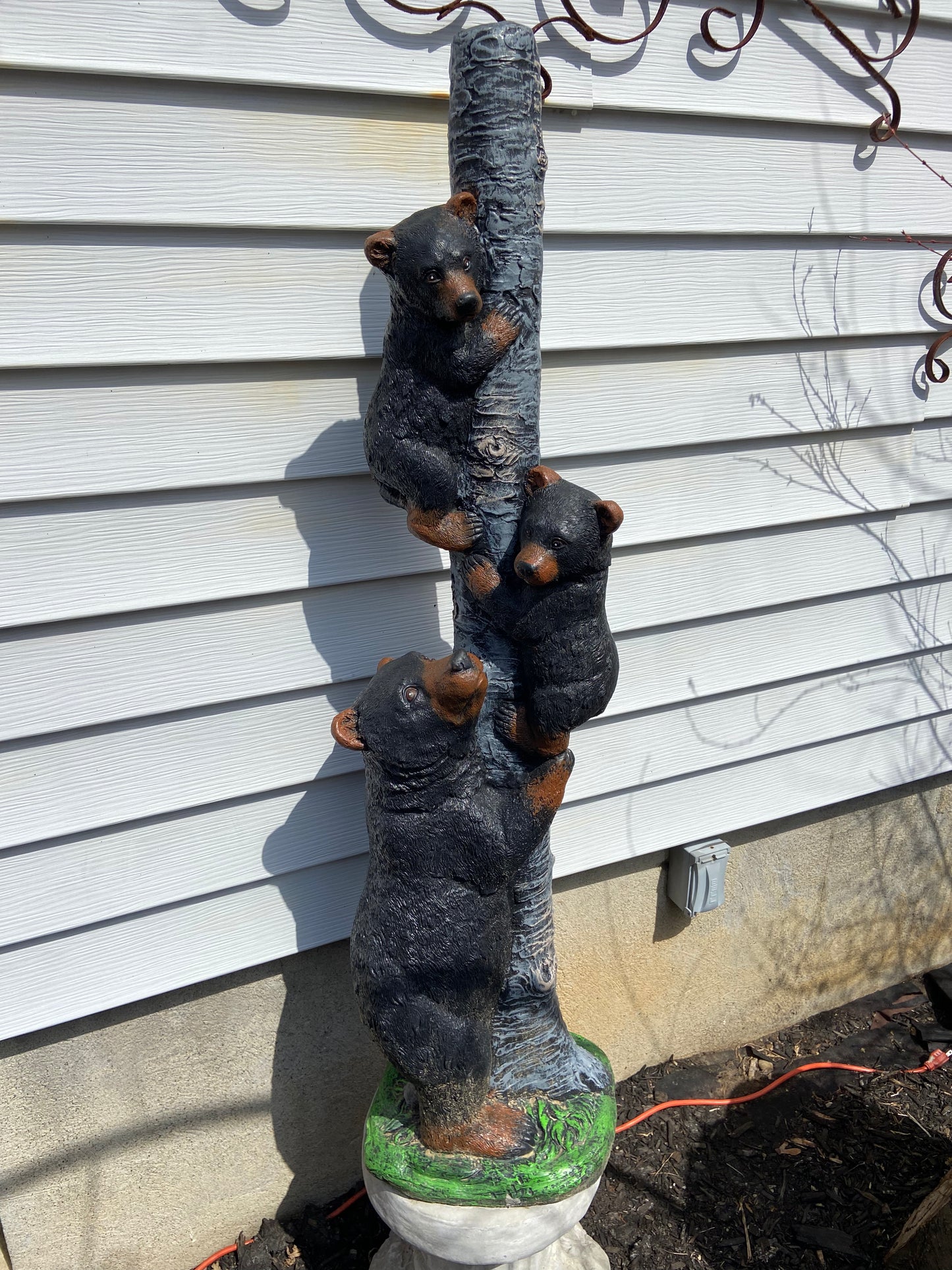 "Bearly" Climbing Statue