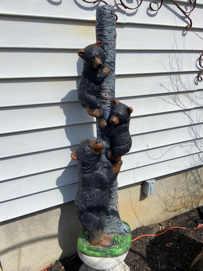 "Bearly" Climbing Statue