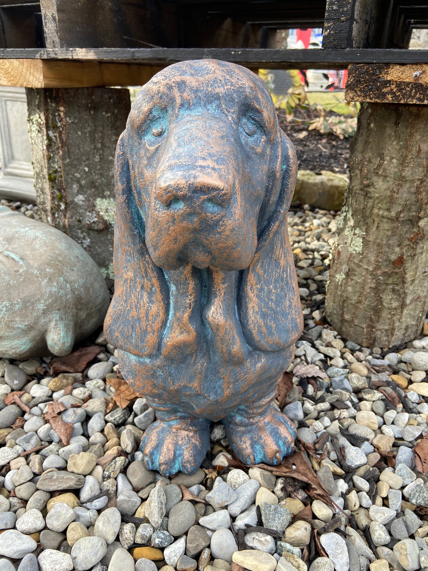 Basset Hound Statue