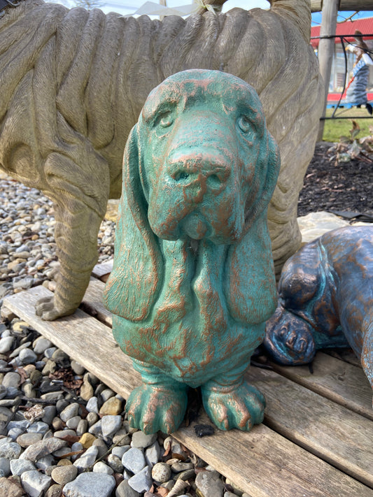Basset Hound Statue