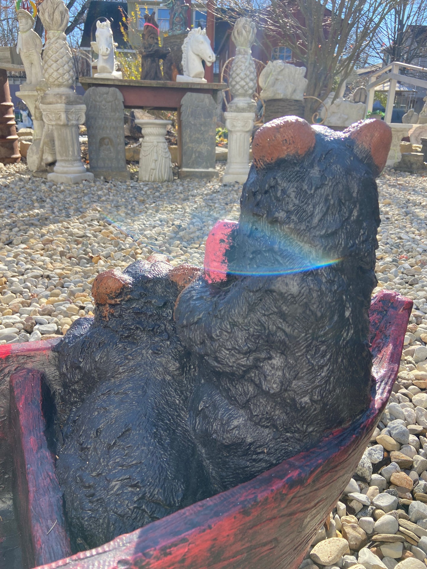 Bear Boat Planter