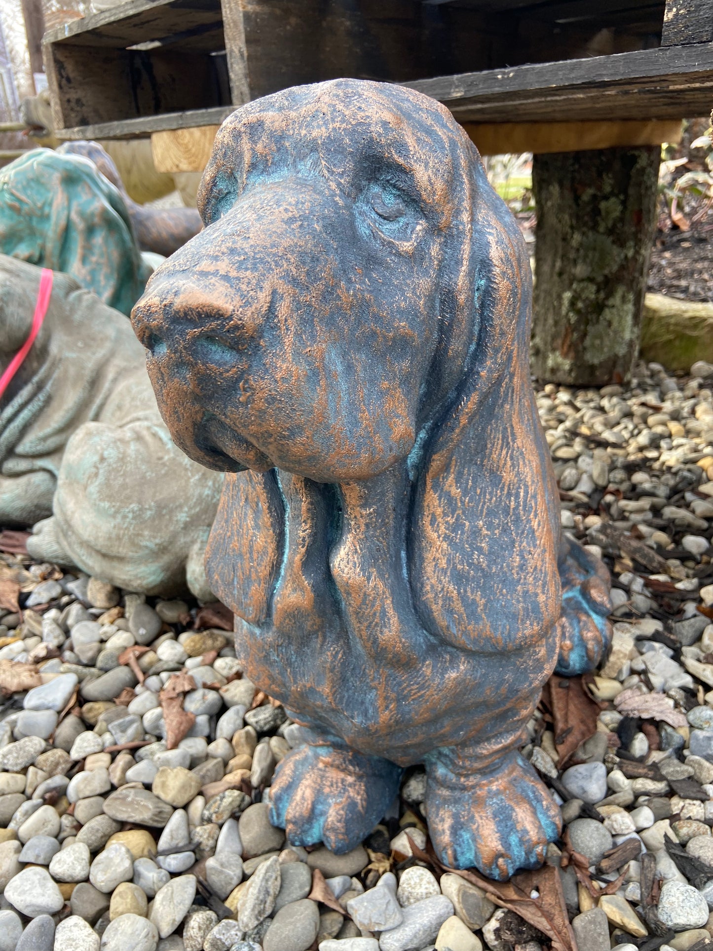 Basset Hound Statue