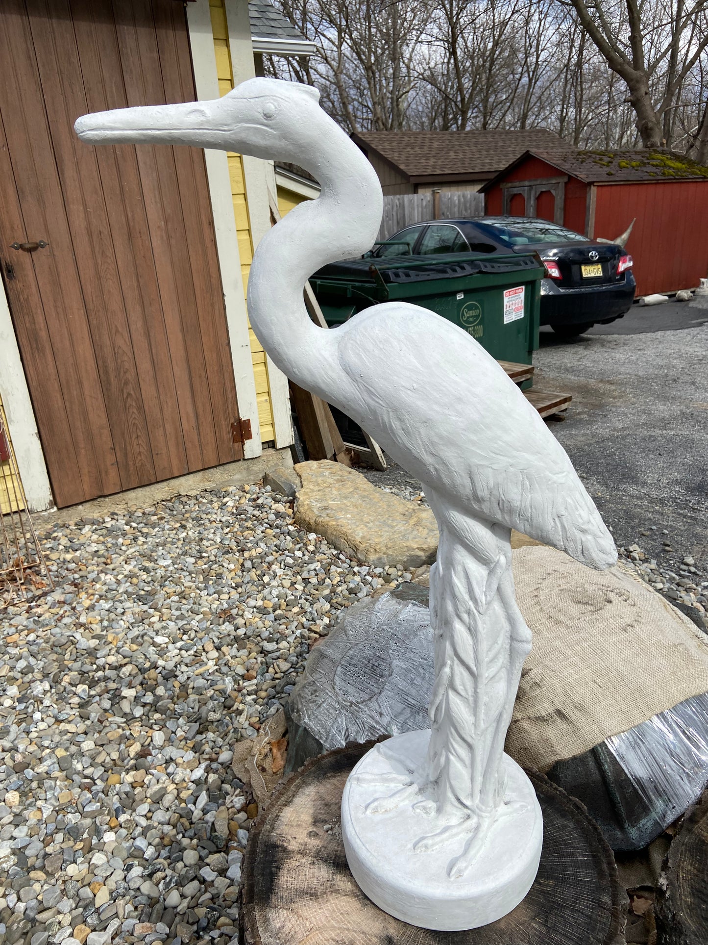 Egret Statue