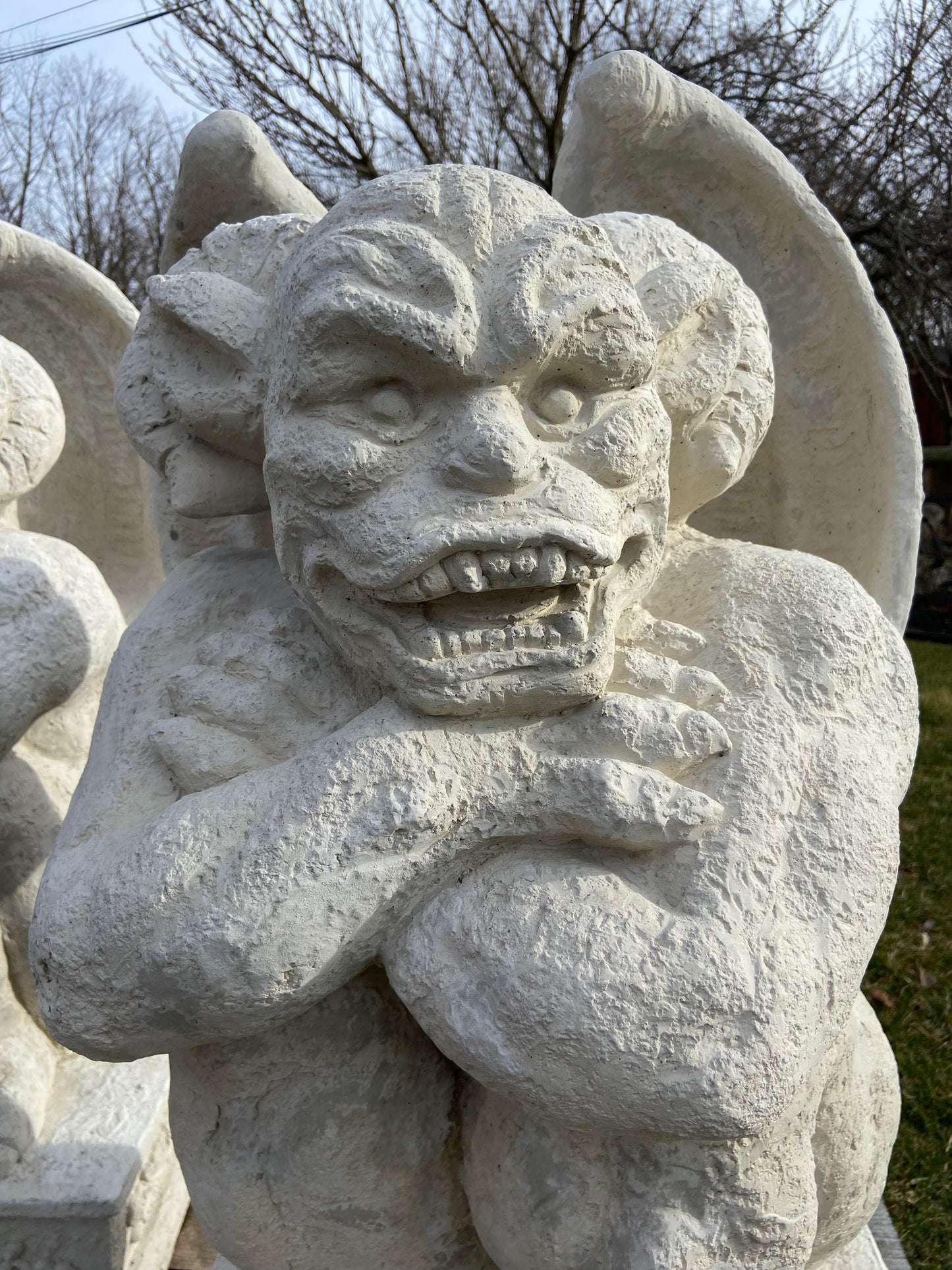 Large Cross Armed Gargoyle