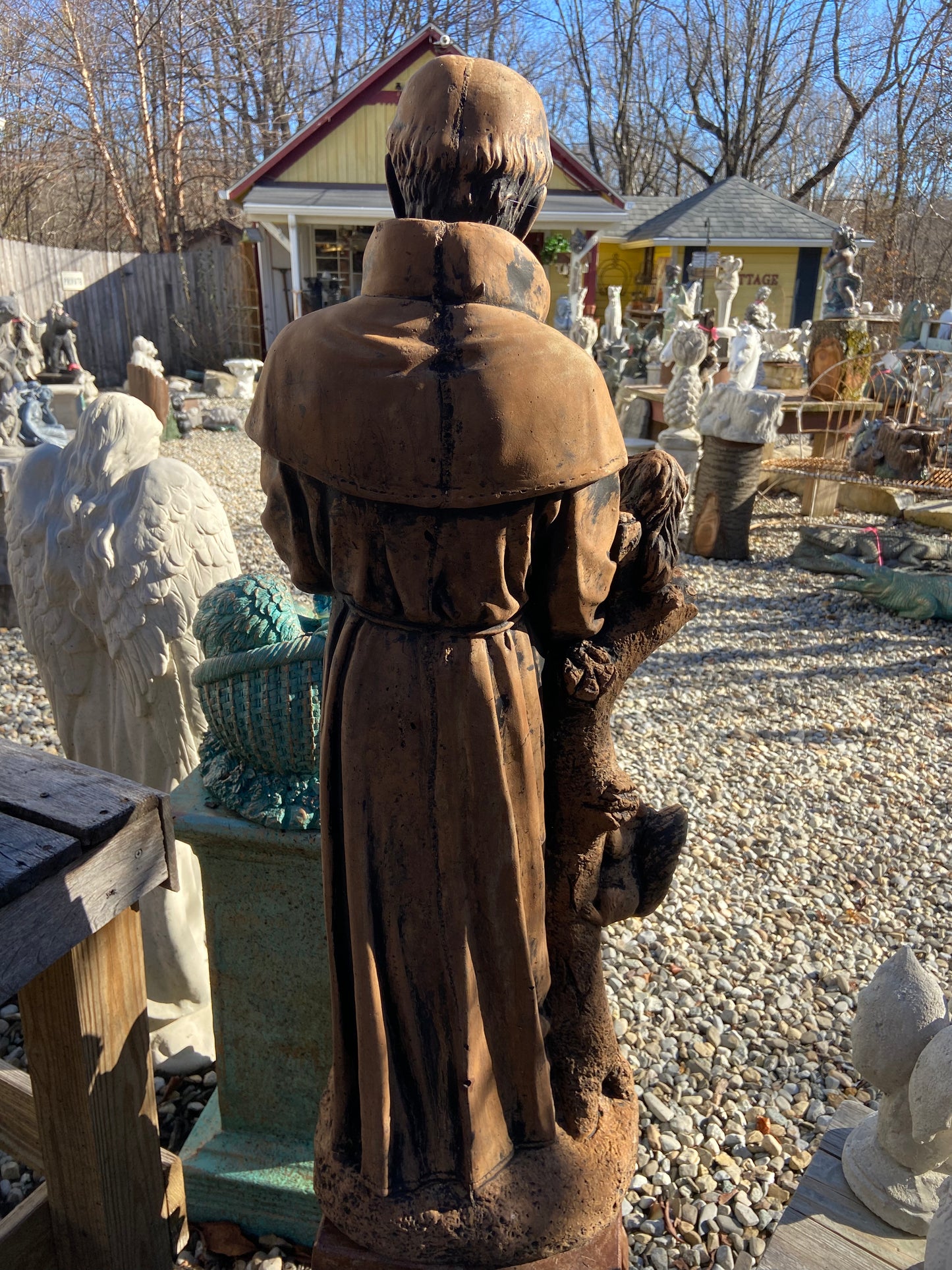 St. Francis Bird Feeder/Planter