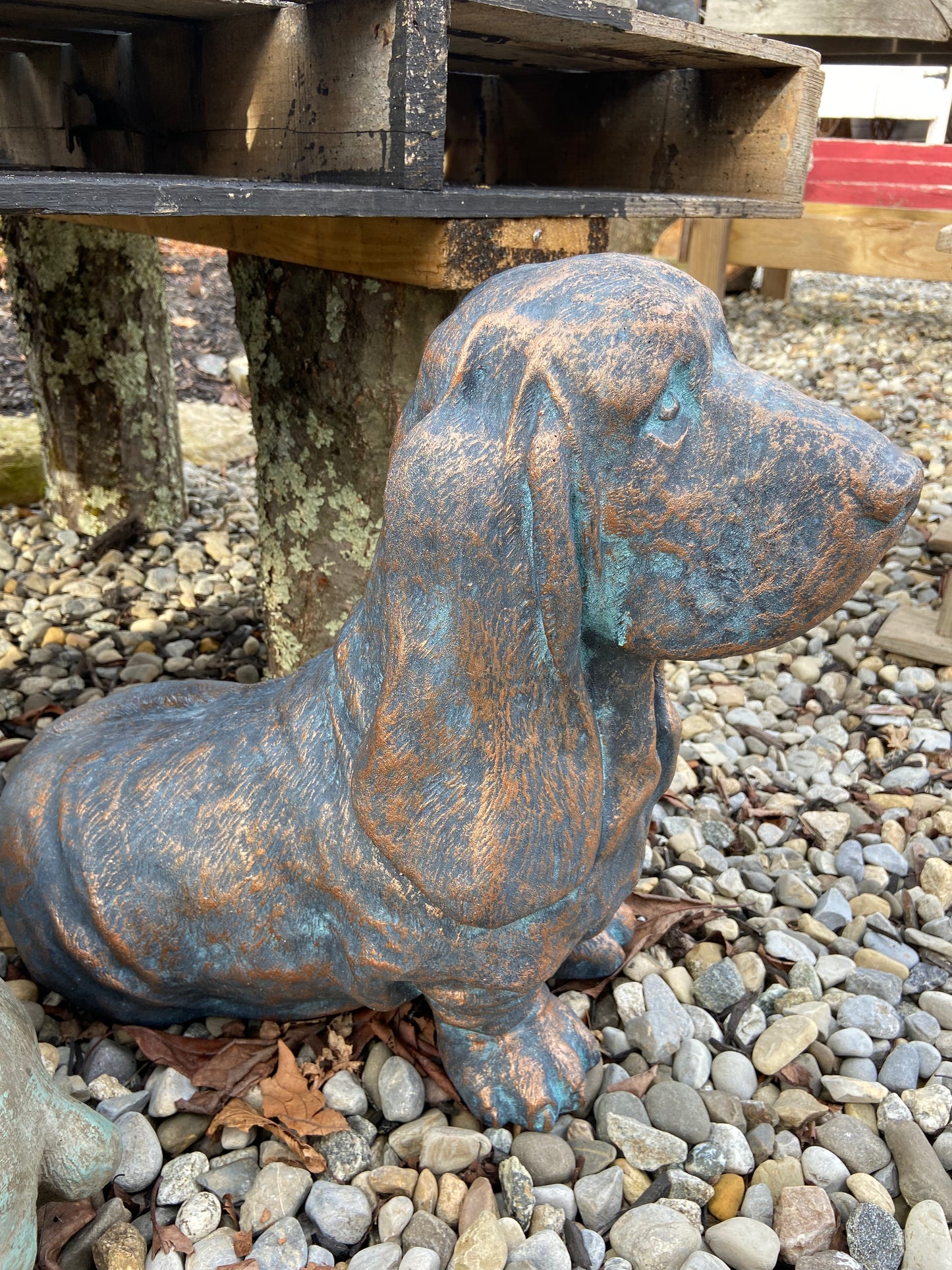 Basset Hound Statue