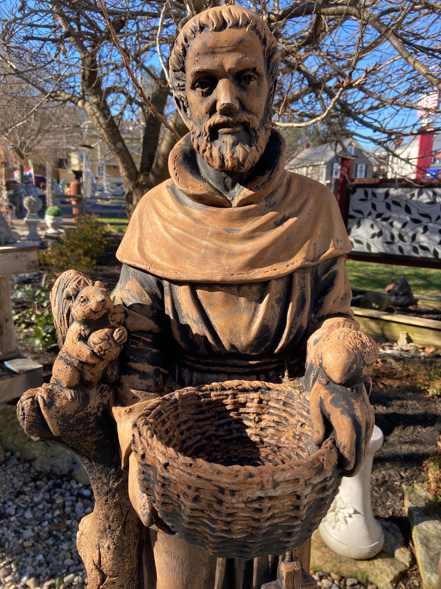 St. Francis Bird Feeder/Planter