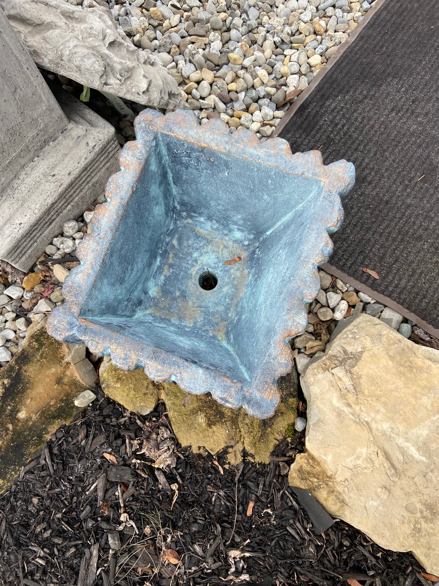 Faux Bois Planter
