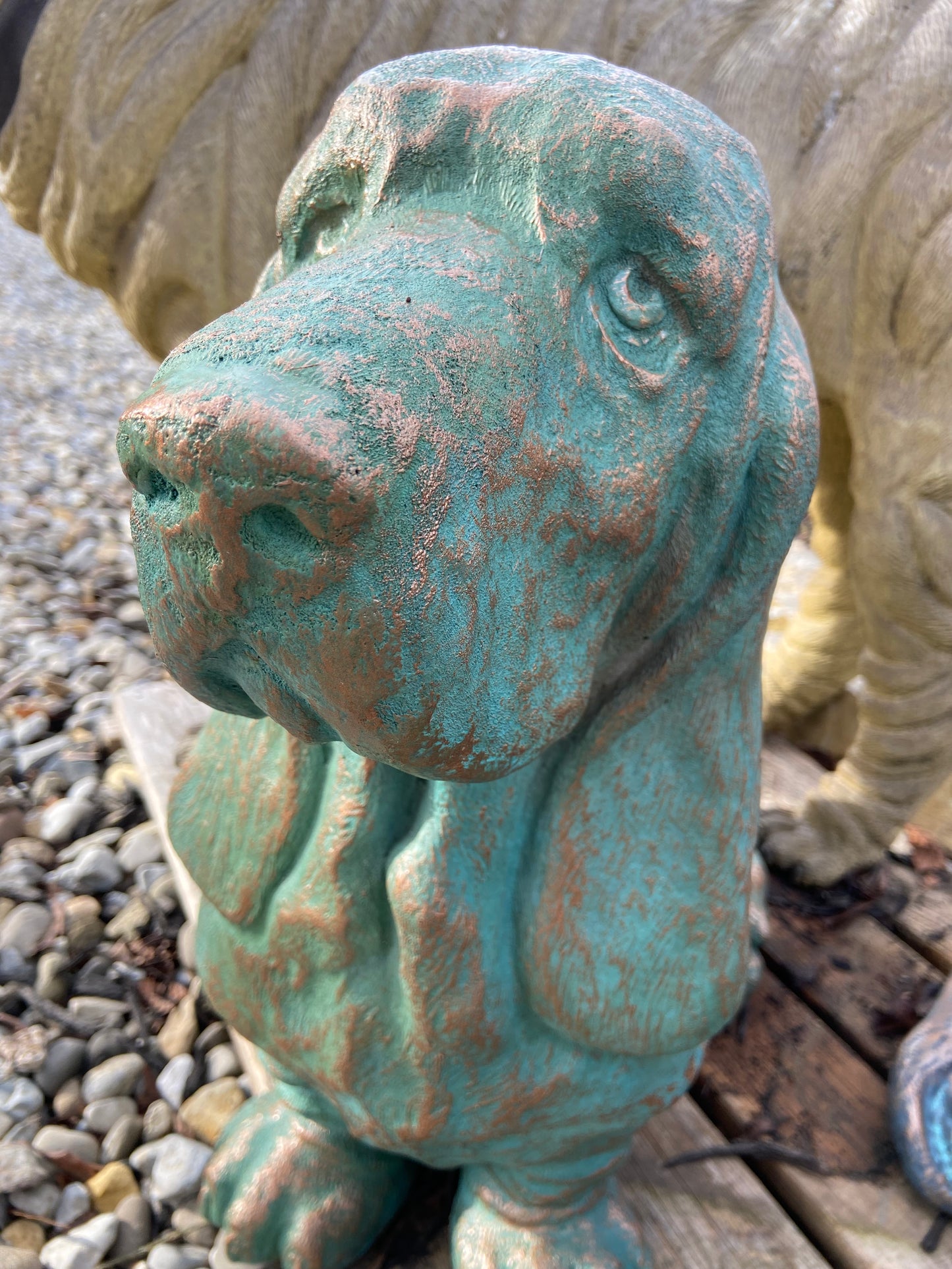 Basset Hound Statue