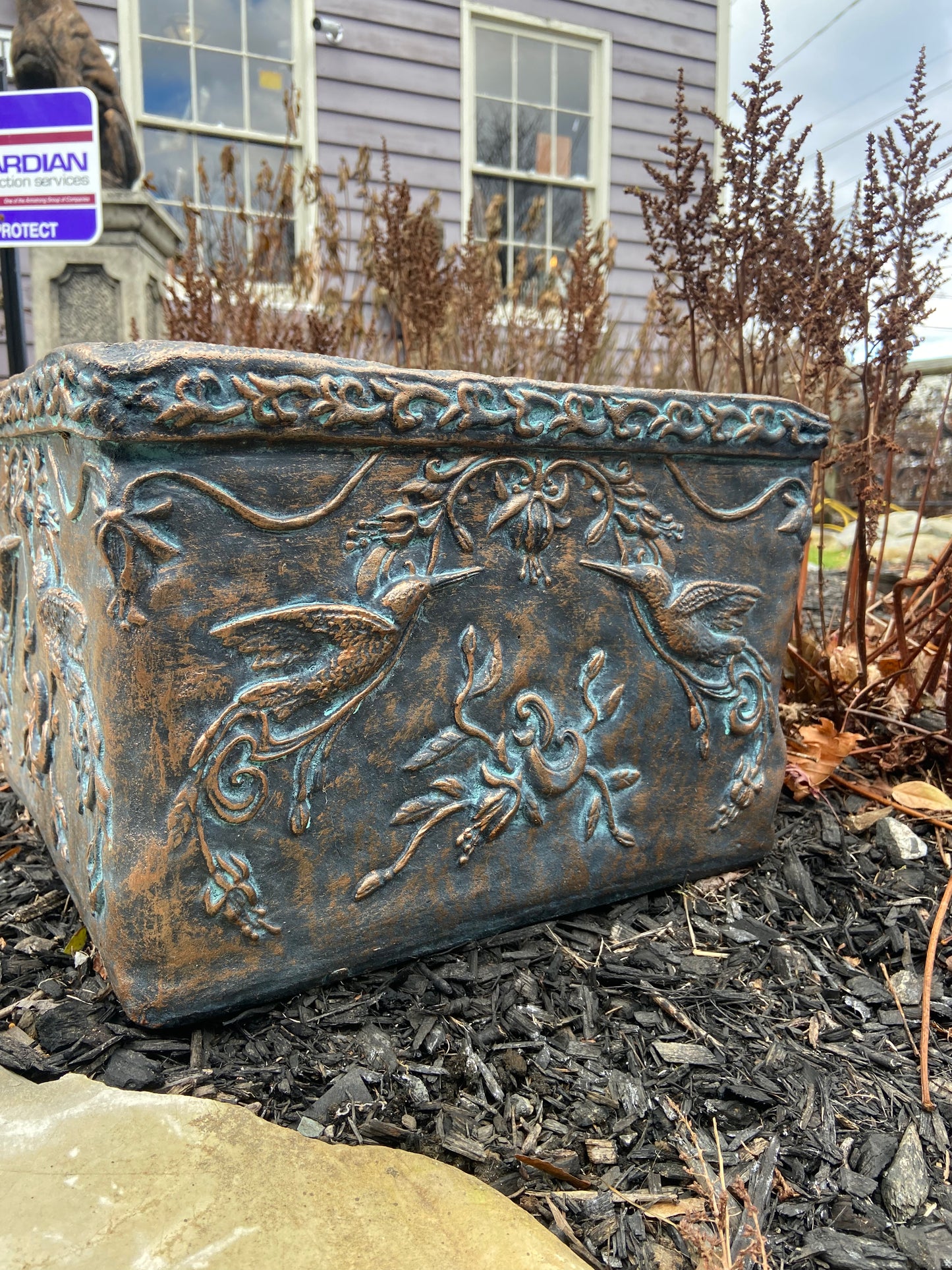 Square Hummingbird Planter