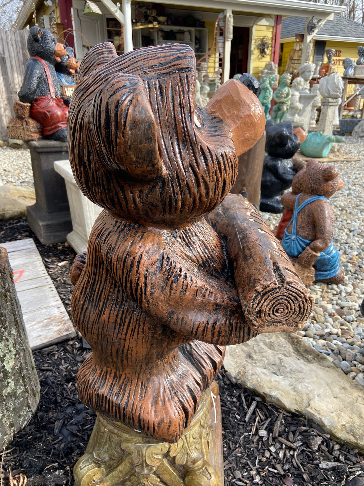 Wood Carved Bear