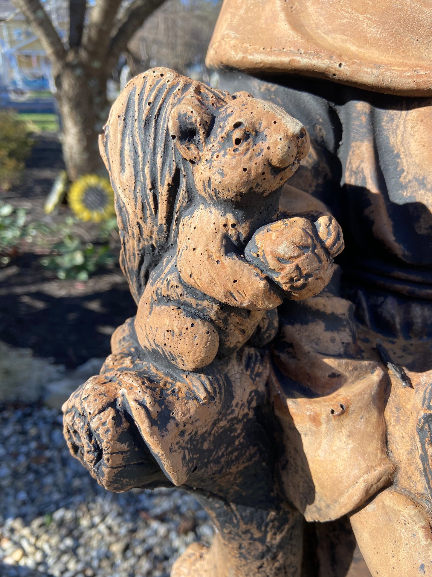 St. Francis Bird Feeder/Planter